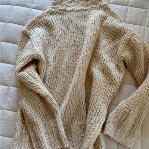 J. Crew Oversized Turtleneck Sweater in Textured Yarn